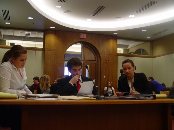 Mental beatdown:Mock trial team prepares for competition with  new team members