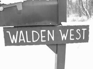 Paul Goodnature’s mailbox with the ‘Walden West’ sign sits by his wooded home near Geneva. The club meets on Sunday nights at this location. “Everybody respects on another very well,” Goodnature said regarding the club.