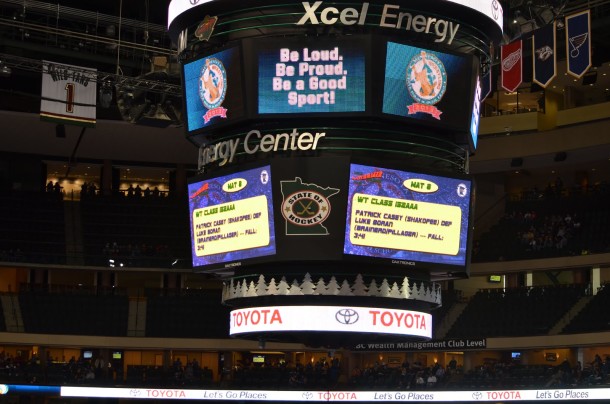 Albert Lea Wrestling made an appearance at Excel Energy Center. 