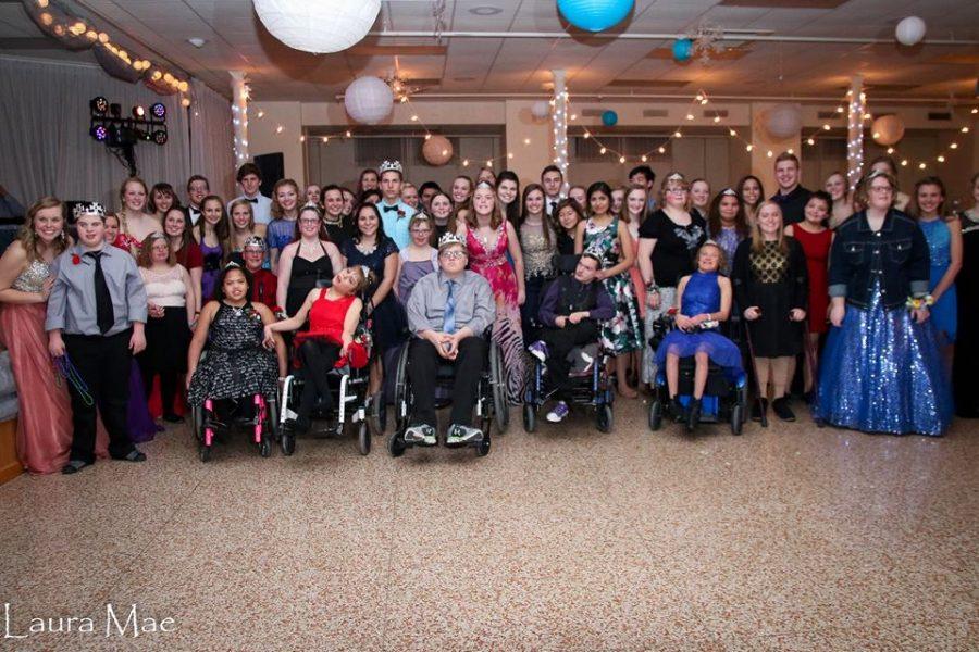 Guests and volunteers pose for photo after coronation. Becky Rognes and the committee are happy that they received so much help from the community. “I was in tears I mean I was just so thankful that there was so many of you what wanted to participate,” Rognes said. Photo Submitted  