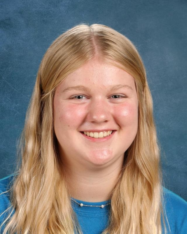 8th grade student Greta Huston