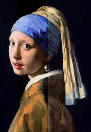 "Girl With A Pearl Earring" is an oil painting painted by Johannes Vermeer, dating back in 1665.