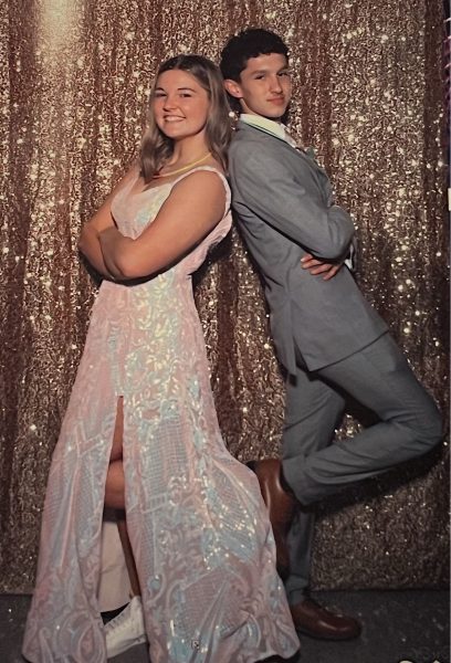 Junior Maddee Anderson and alumni Roel Palomo attended prom last year. Anderson estimates to have spent around $260 on the night.