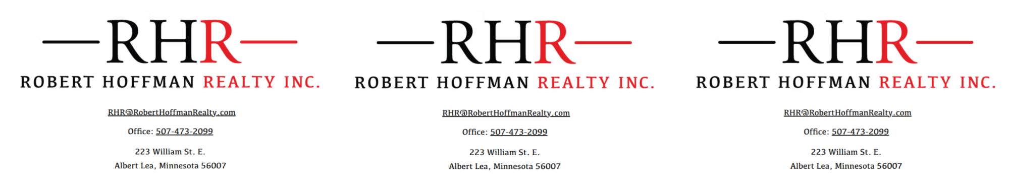 Robert Hoffman Realty Inc. Header