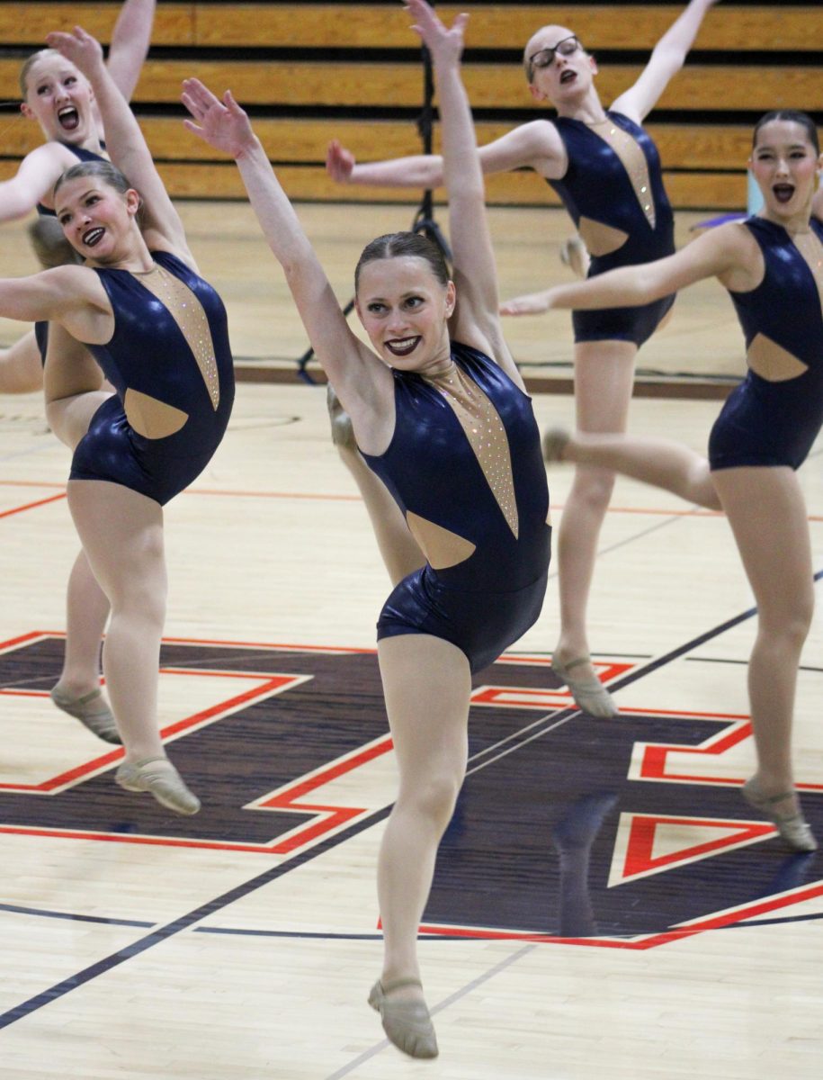 The Albert Lea Dance Team performing on December 5th.
